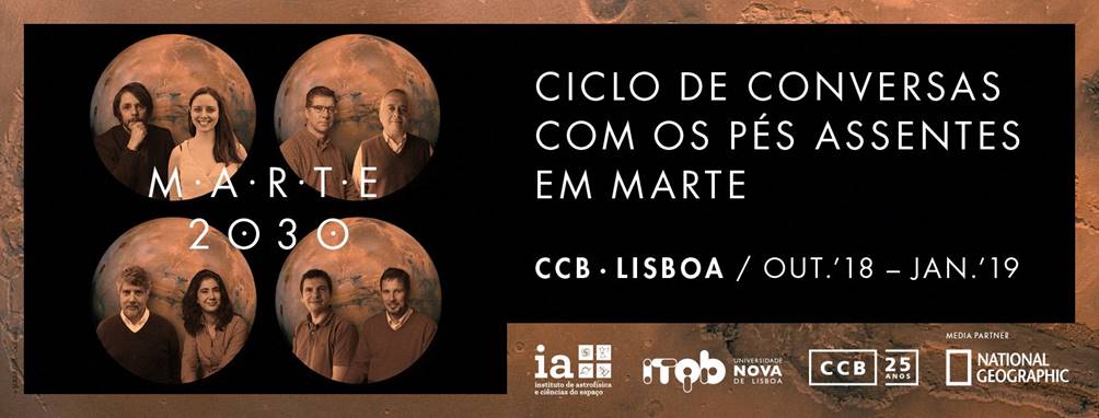 Cartaz Ciclo de Conferências sobre Marte