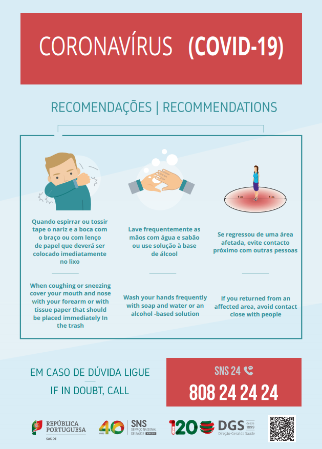 Recomendações Coronavírus