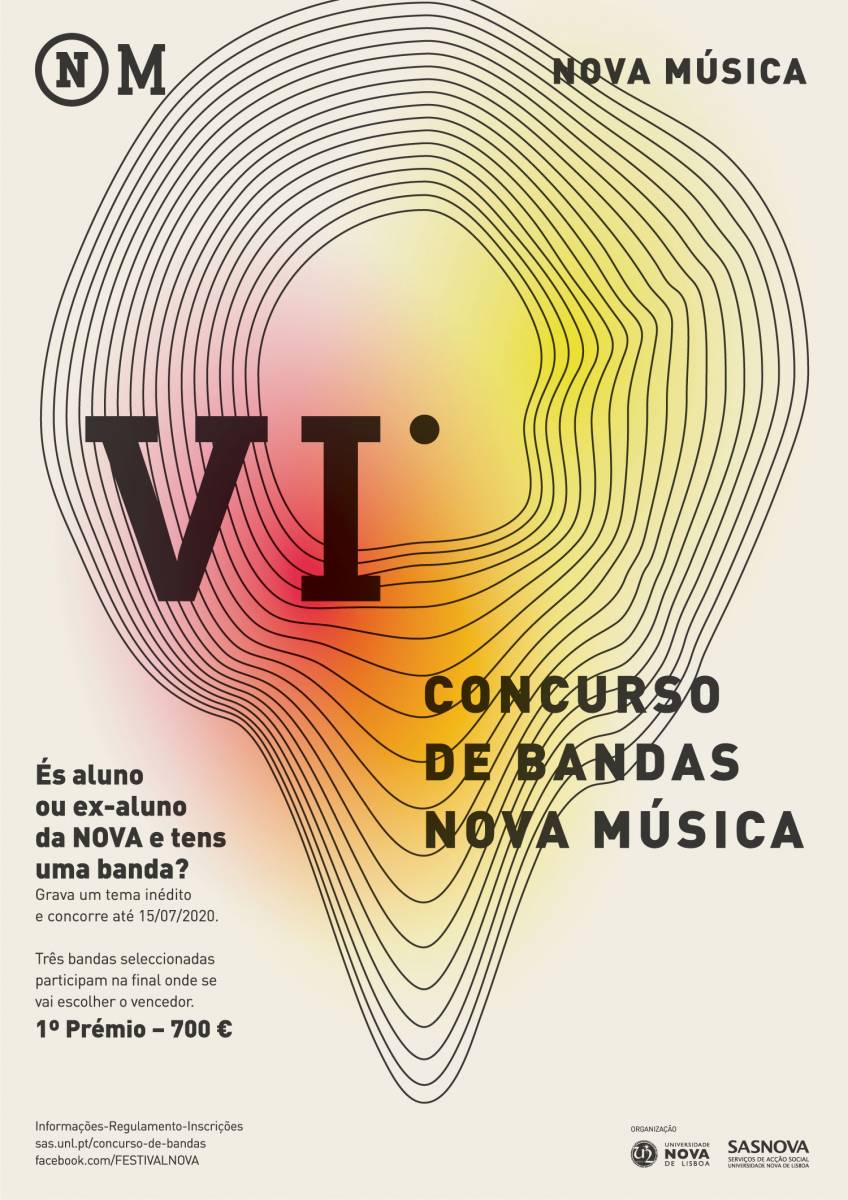 Cartaz VI Concursos Bandas NOVA Música