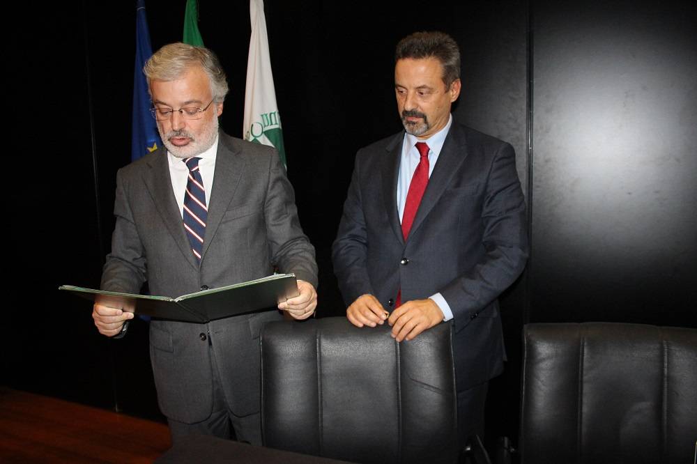 Dr. António José Teixeira e Prof. João Sàágua