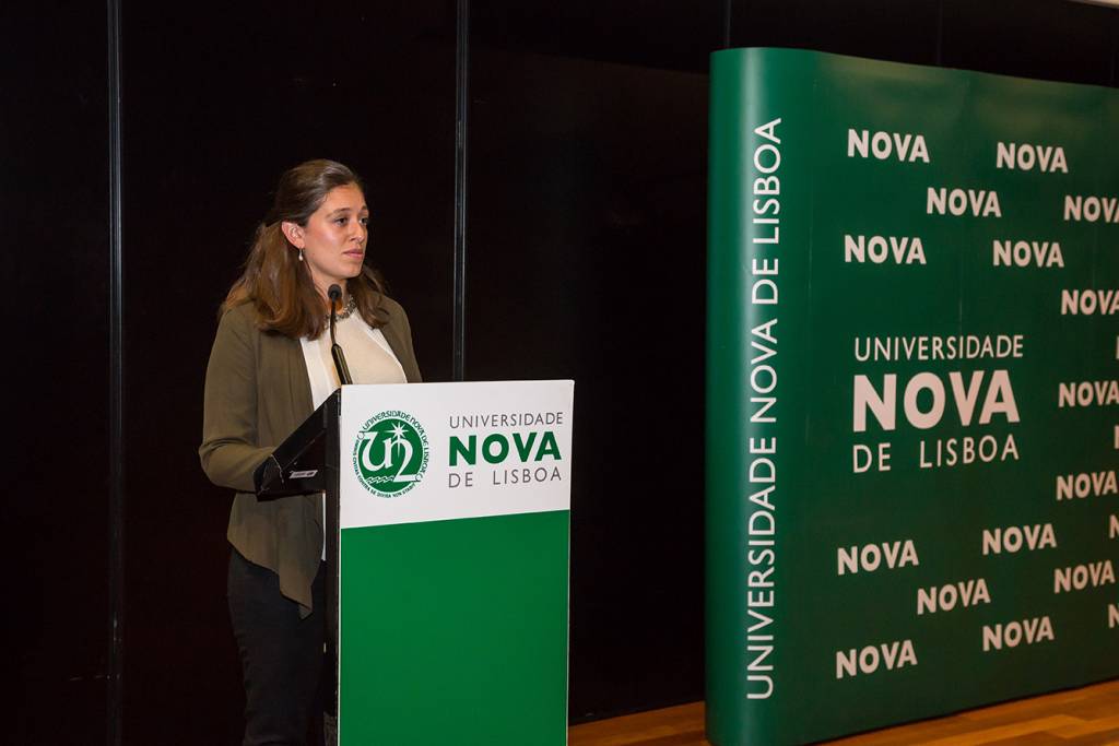 Cláudia Carvalho, antiga aluna da Faculdade de Ciências e Tecnologia da NOVA
