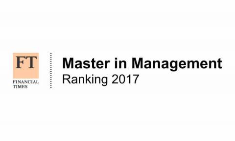 Logo do Ranking do Financial Times para os melhores Mestrados de Gestão 2017