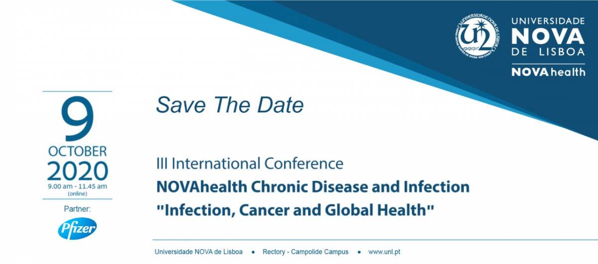 Save the Date III Conferência NOVAsaúde Doença Crónica e Infeção