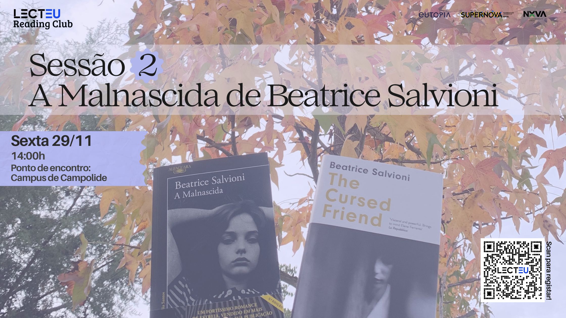Vem aí 2ª sessão do LECTEU – o Clube de Leitura da NOVA dedicado à literatura europeia. Saiba aqui como assistir